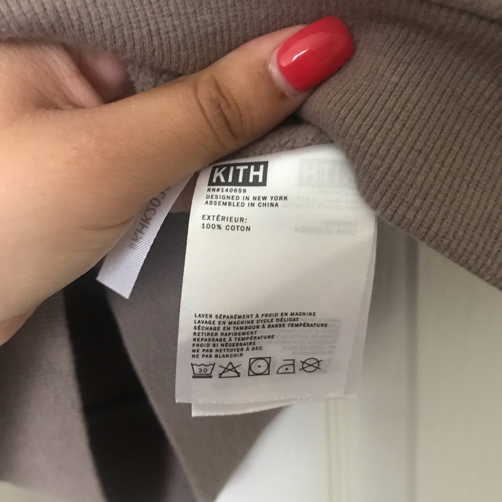 Kith Blocked Williams Hoodie Cinder - Picture 7 of 7